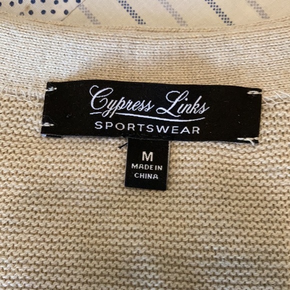 Men’s Beige cotton/polyester Sweater - size Medium - Picture 2 of 5